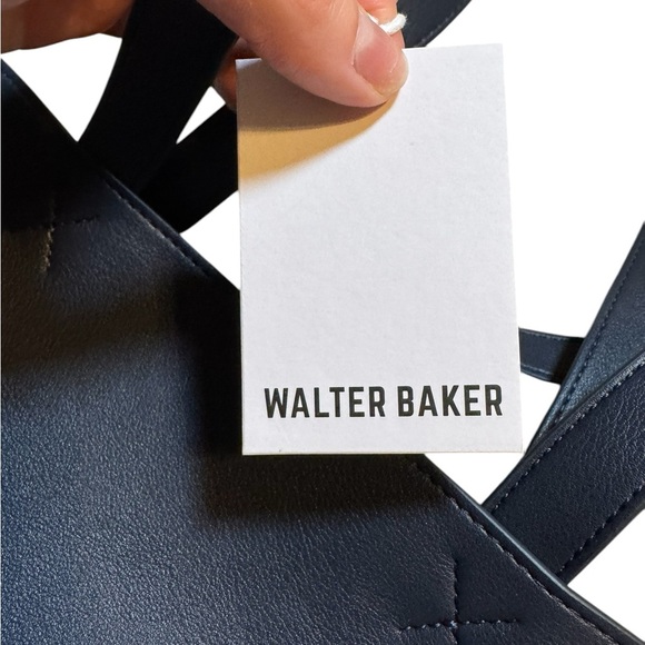 ✨ Walter Baker x CURATEUR Kate Tote Bag Navy Blue NWT ✨ - Picture 5 of 6